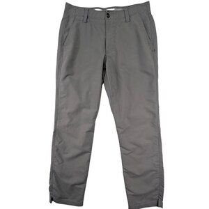Under Armour Match Play Golf Chino‎ Pants Mens 34 32 Loose Gray Athleisure
